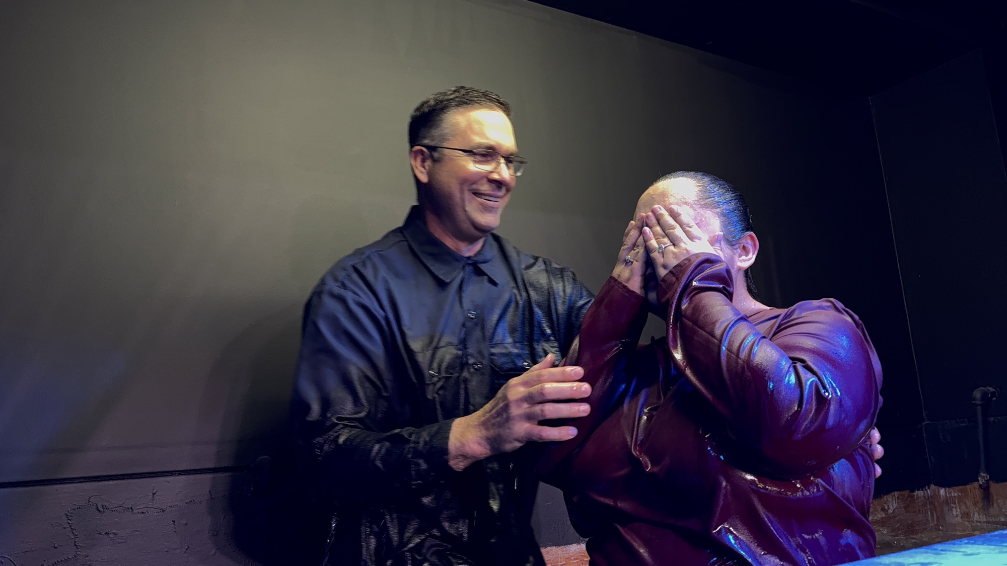 A baptism at FPC Hanford