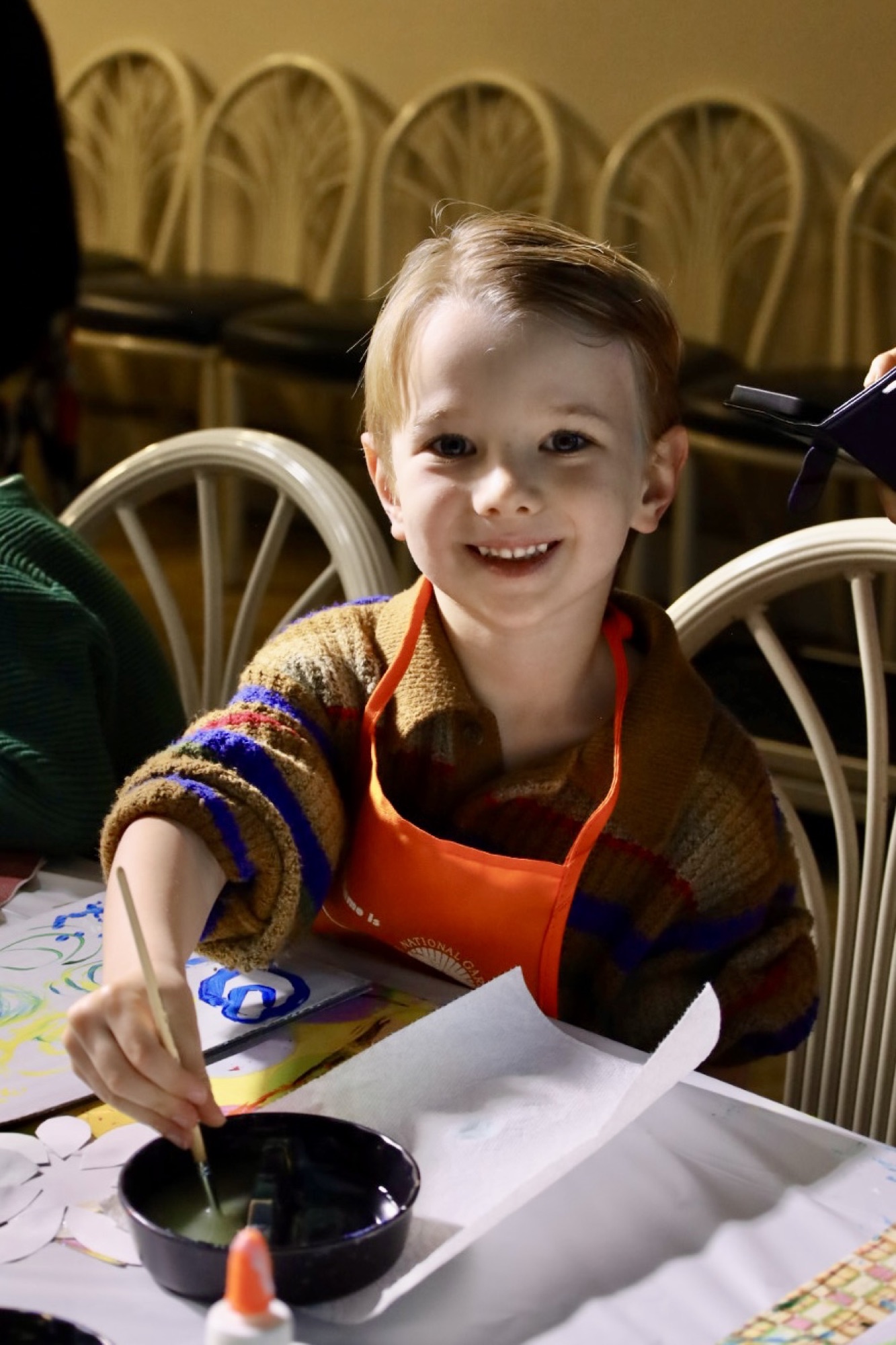A smiling child at FPC Hanford